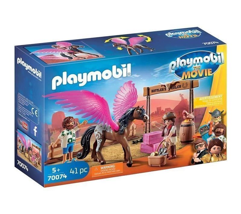 Playmobil 70074 - Playmobil The Movie Marla Et Del Avec Cheval Aile