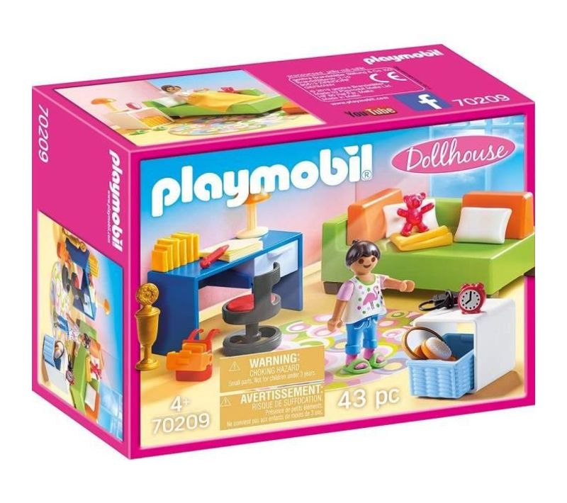 Dollhouse La Maison Traditionnelle Chambre D'enfant Avec Canapé-lit