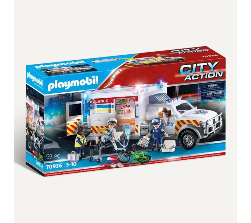 70936 Ambulance Avec Secouristes Et Blesse