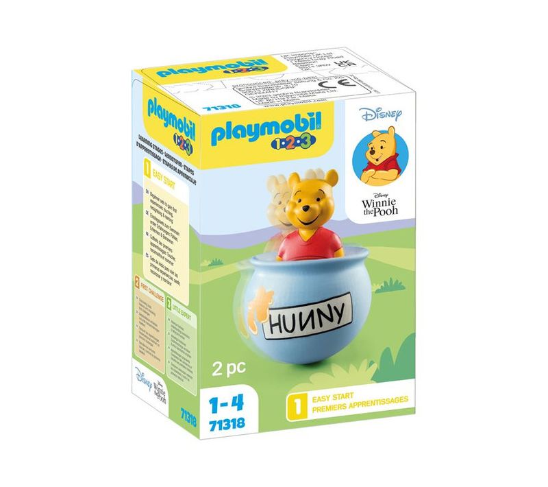 1.2.3 Disney 71318 Winnie L Ourson Et Culbuto Pot De Miel