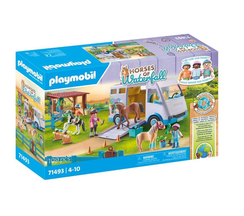 71493 Van Pour Cheval Et Poneys Avec Enclos