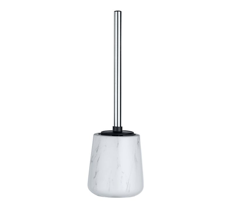 Brosse Wc Design Effet Marbre Adrada - Blanc