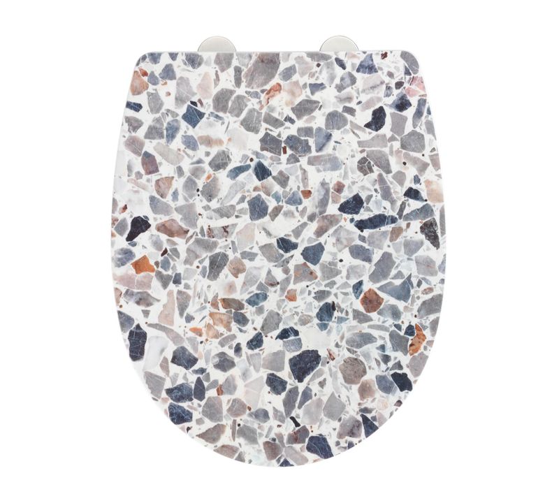 Abattant Wc Thermoplast Design Terrazzo - Gris