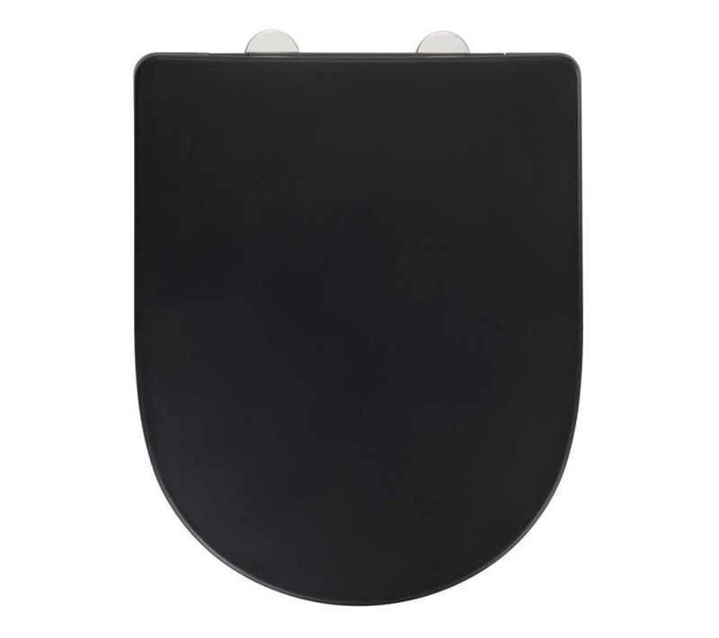 Abattant Wc En Duroplast "exclusive" No. 3 Avec Abaissement Automatique - Noir - Universelle
