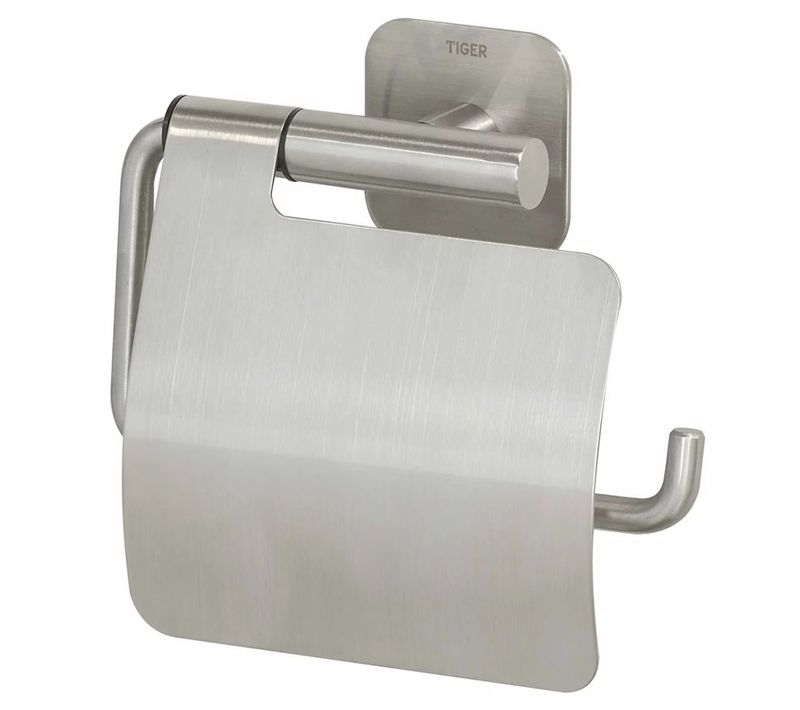 Porte-papier Toilette Colar Avec Couvercle Argenté 1314030946