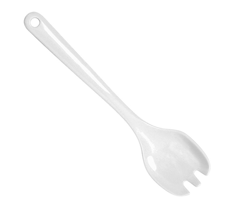Fourchette à Servir Blanche L 30,5 Cm -