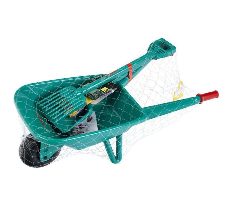 Set De Jardinage Enfant Bosch Mini Avec Brouette Et Outils, Vert