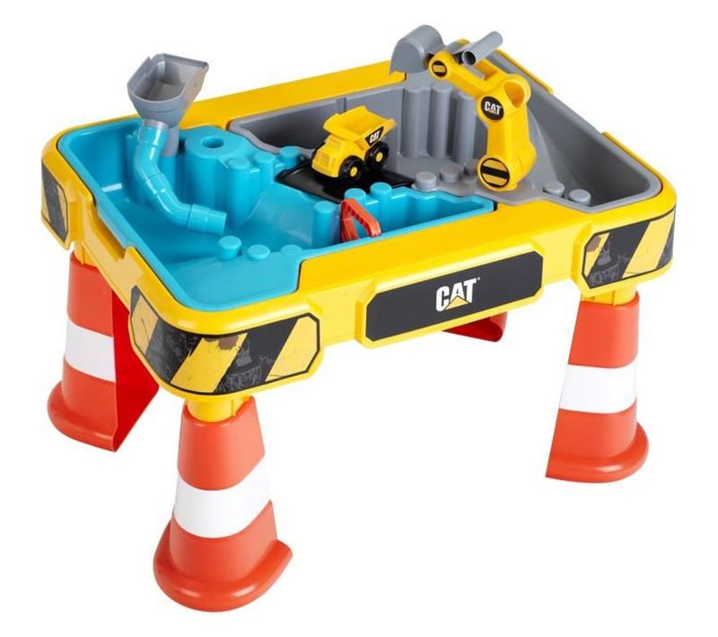 Table Multi-jeux Sable Et Eau Modèle 3237 - 2 Bassins, Pelleteuse Et Camion