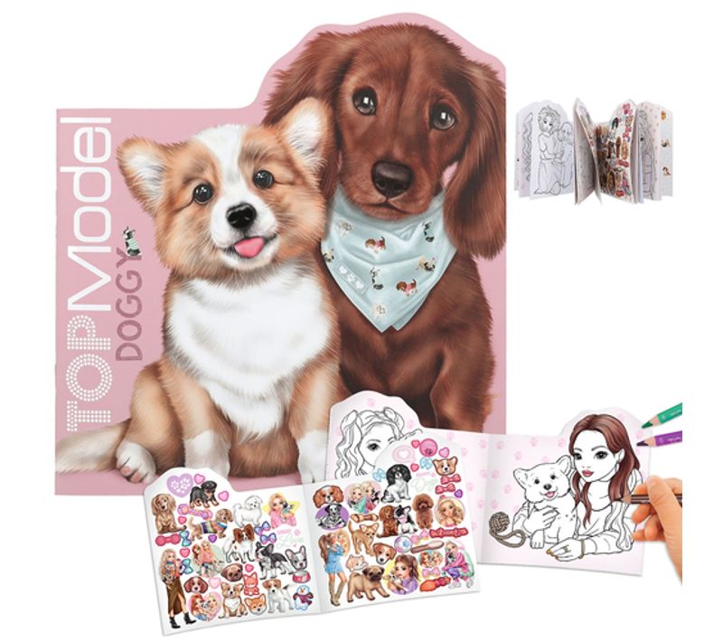 Livre De Coloriage - Kitty And Doggy