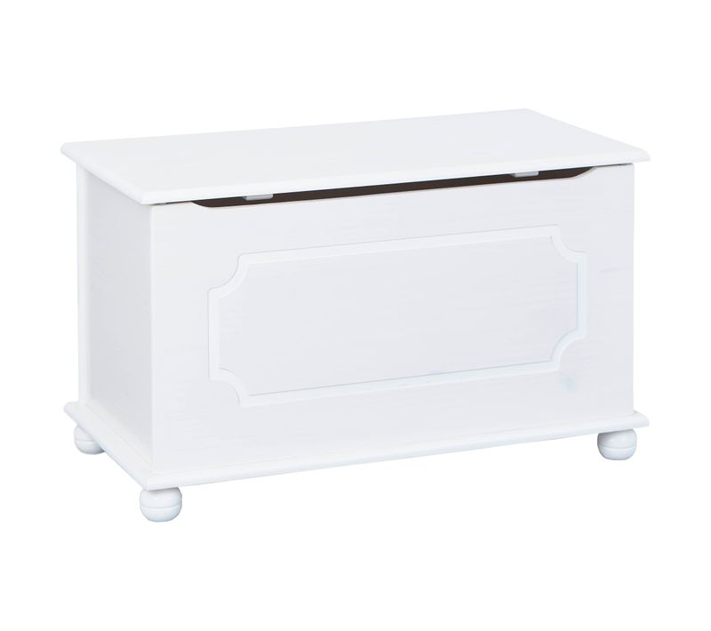 Coffre à Jouets Emel Bois Massif Blanc
