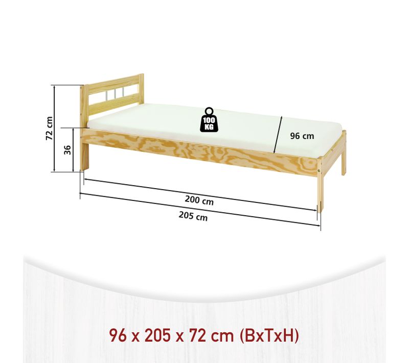 Lit Simple Jana 90x200
