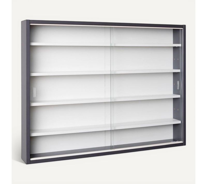 Vitrine De Collection Collecty Gris