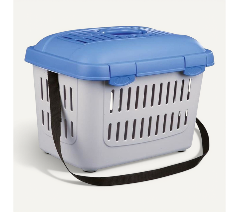 Transporteur Plastique Midi-capri 44×33×32 Cm Pour Lapins Et Rongeurs