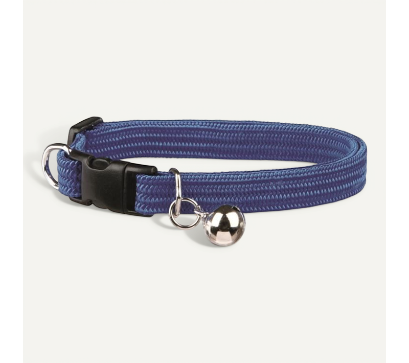 Collier Élastique Nylon Violet Pour Chat