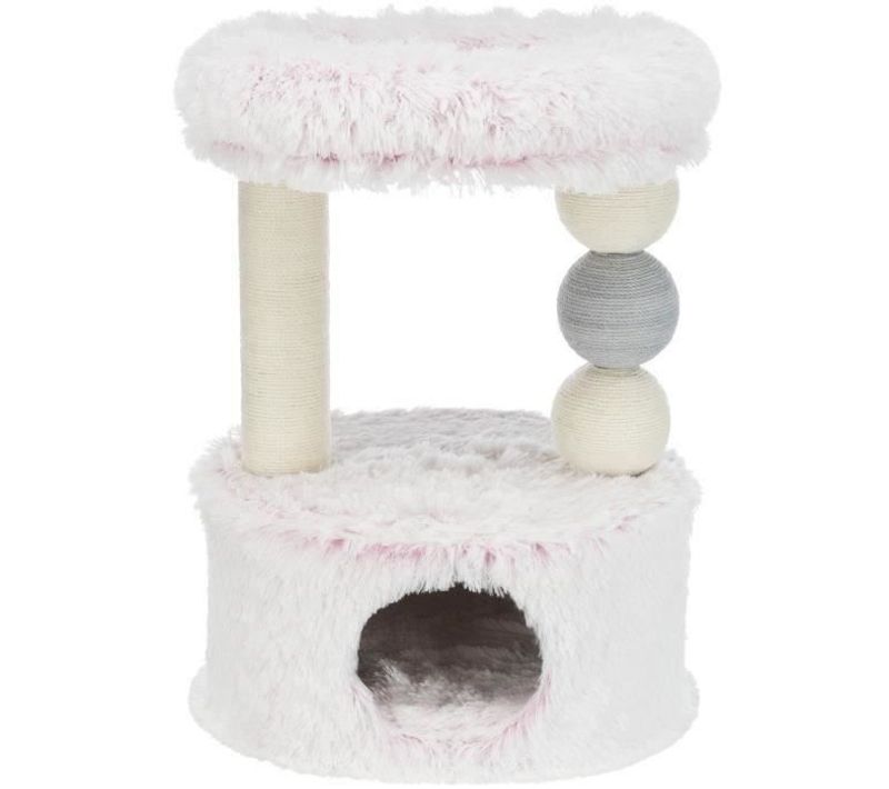 Arbre à Chat Trixie Harvey - 73 Cm - Blanc Rose