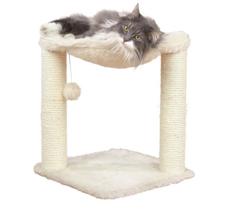 Arbre à Chat Griffoir Hamac 50 Cm Creme