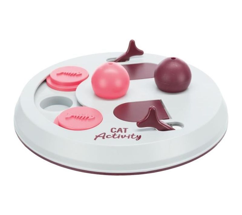 Flip Board Pour Chat - Puzzle à Friandises D. 23 Cm, Plateau Antidérapant