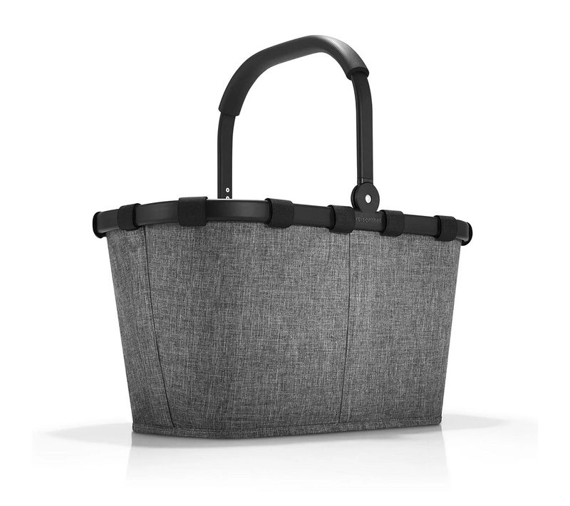 Panier À Provisions Twist Silver En Polyester