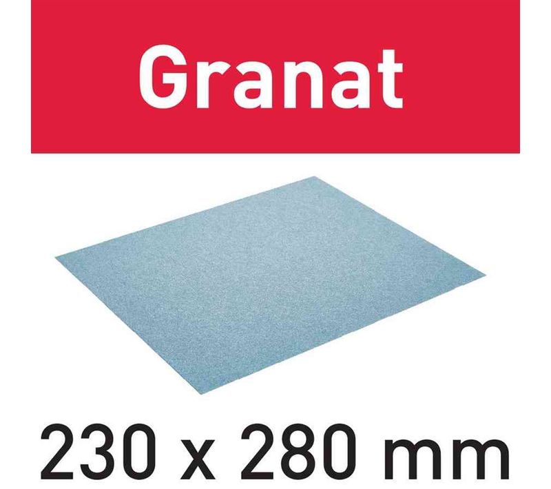 Abrasif Granat Manuel 230x280mm Gr/10 P220 - Festool - 201263