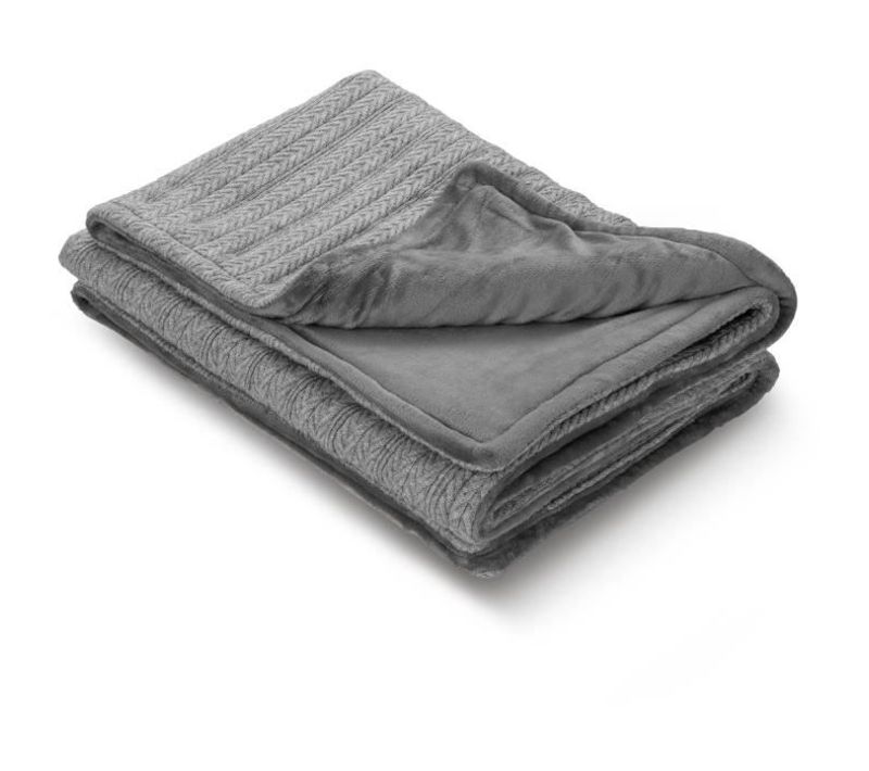 Couverture Chauffante Réversible En Maille - Hb 680 - Chauffe Rapide 120 W - Arrêt Auto