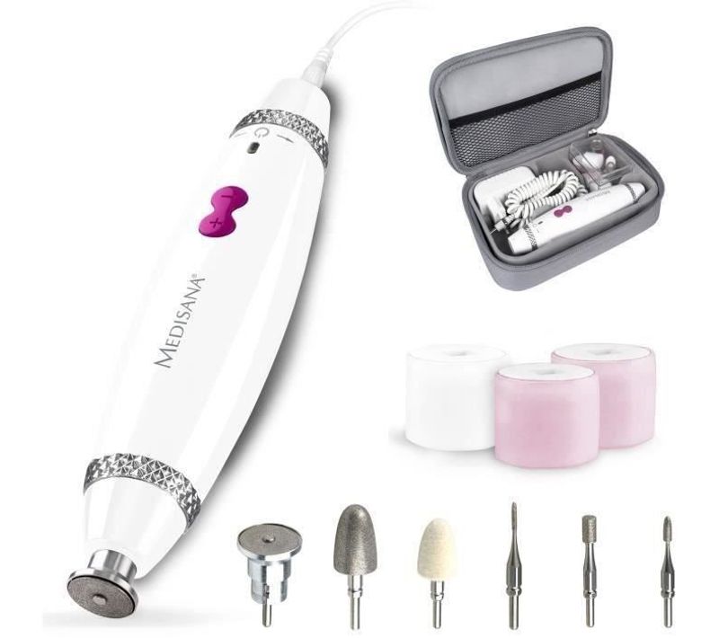 Mp 840 - Appareil Pour Manucure Et Pédicure - 3 Niveaux De Vitesse - Blanc Et Violet