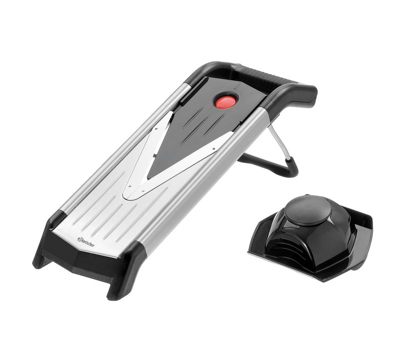 Mandoline Professionnelle Acier Inoxydable Avec 5 Accessoires -