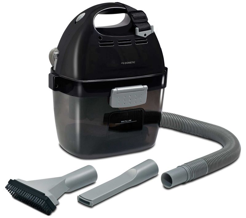 Aspirateur eau et poussière avec batterie 12 V rechargeable - Pv100