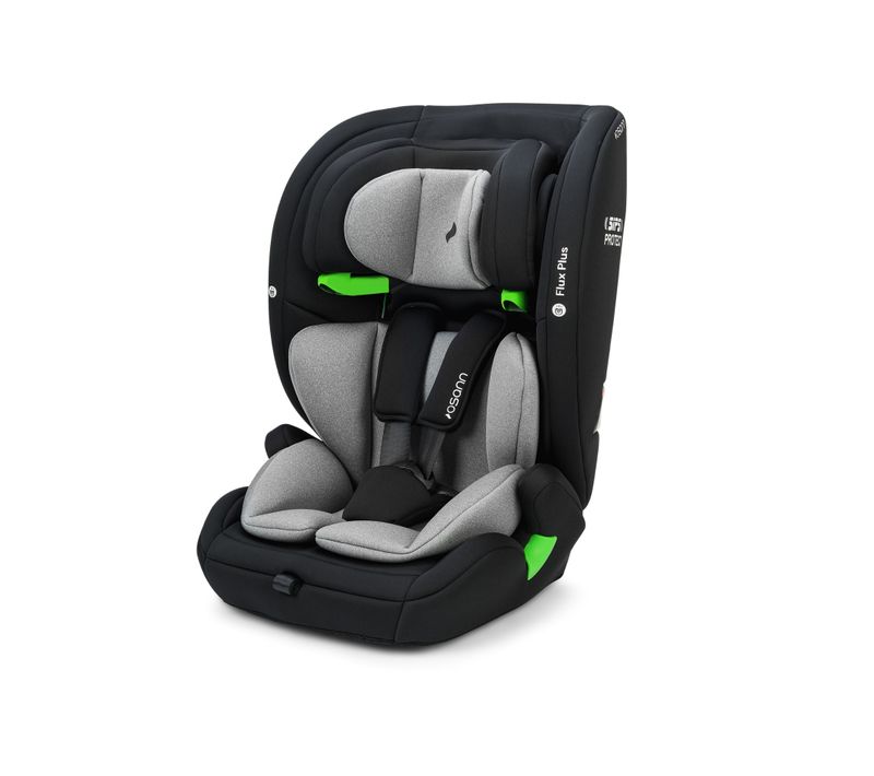 Siège Auto Bébé/enfant Flux Plus I-size 76-150 Cm - à Partir De 15 Mois - Noir/gris