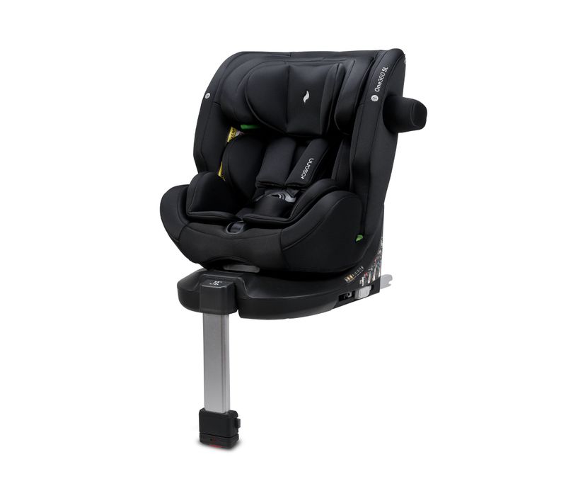 Siège Auto Bébé/enfant One360 Sl Rotatif Isofix/béquille - 40-150cm - 0/12 Ans - Groupe 1/2/3 - Noir
