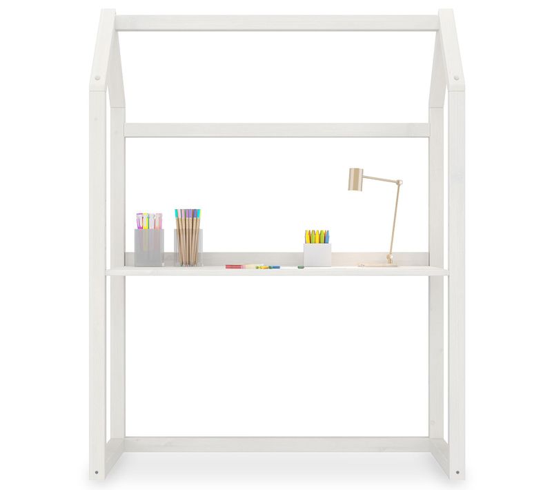 Bureau Enfant évolutif Tina En Bois Massif - Blanc