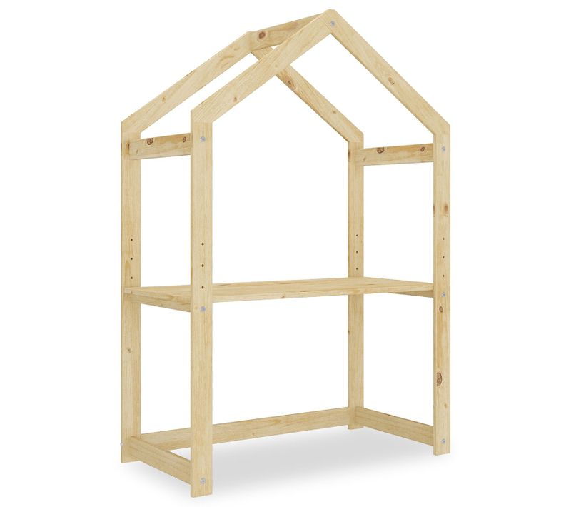 Bureau Cabane Enfant Réglable Lia Montessori En Bois Massif - Coloris Naturel