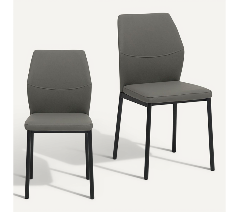 Lot De 4 Chaises De Salle À Manger Ginova - Gris
