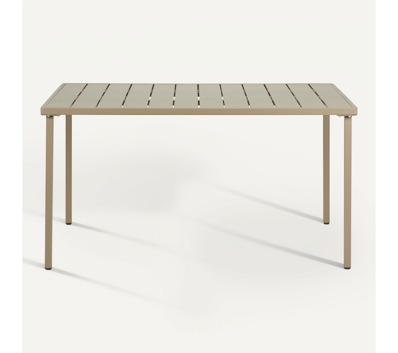Table De Jardin Azalea L 140 Cm En Métal - Coloris Champagne