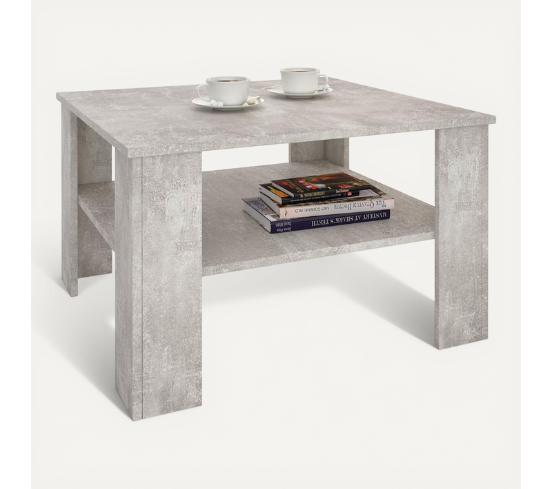 Table Basse Sejour, En Mélaminé Décor Béton
