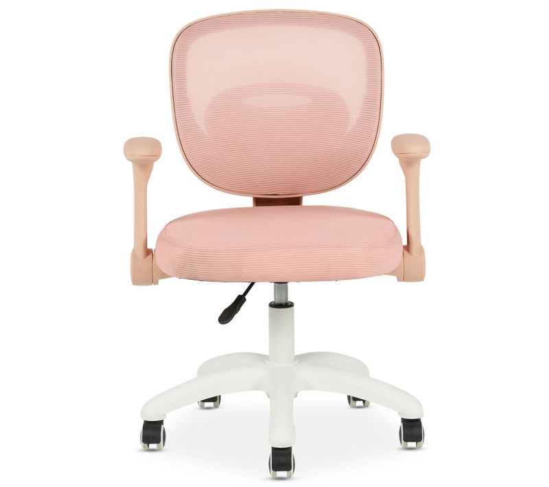 Chaise De Bureau Enfant Amelia Réglable En Tissu Mesh - Rose