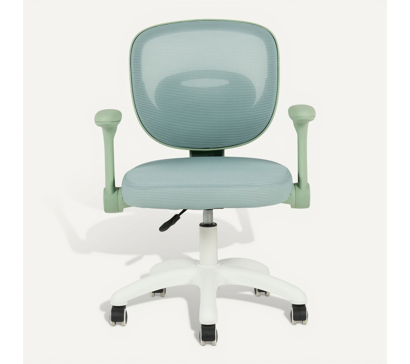 Chaise De Bureau Enfant Amelia Réglable En Tissu Mesh - Vert
