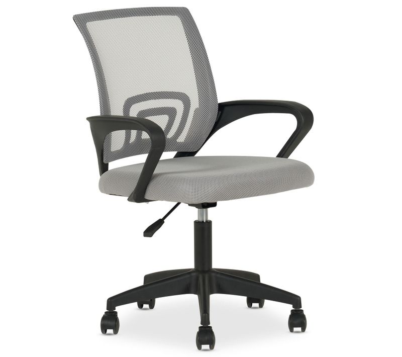 Chaise De Bureau Ergonomique Jake Réglable En Tissu Mesh - Gris