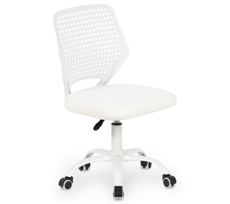 Chaise De Bureau Pour Enfant Jade Pivotante - Blanc