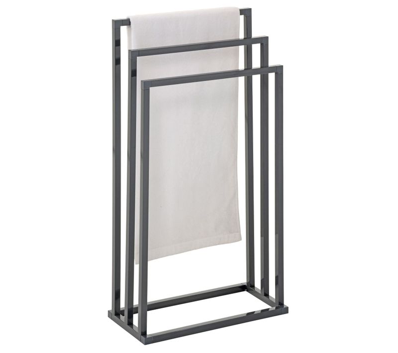 Porte-serviettes Kuno, En Métal Laqué Gris