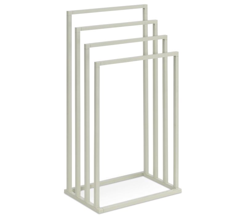 Porte-serviettes Sur Pied Senza En Métal - Beige