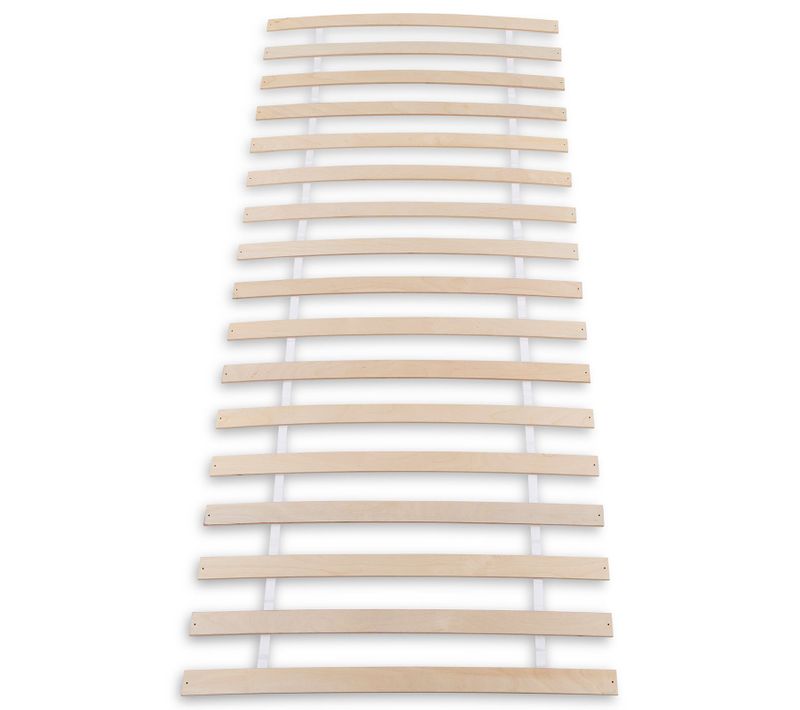 Sommier 90 X 190 Et 90 X 200 Cm Pasia En Bois 17 Lattes Sans Cadre
