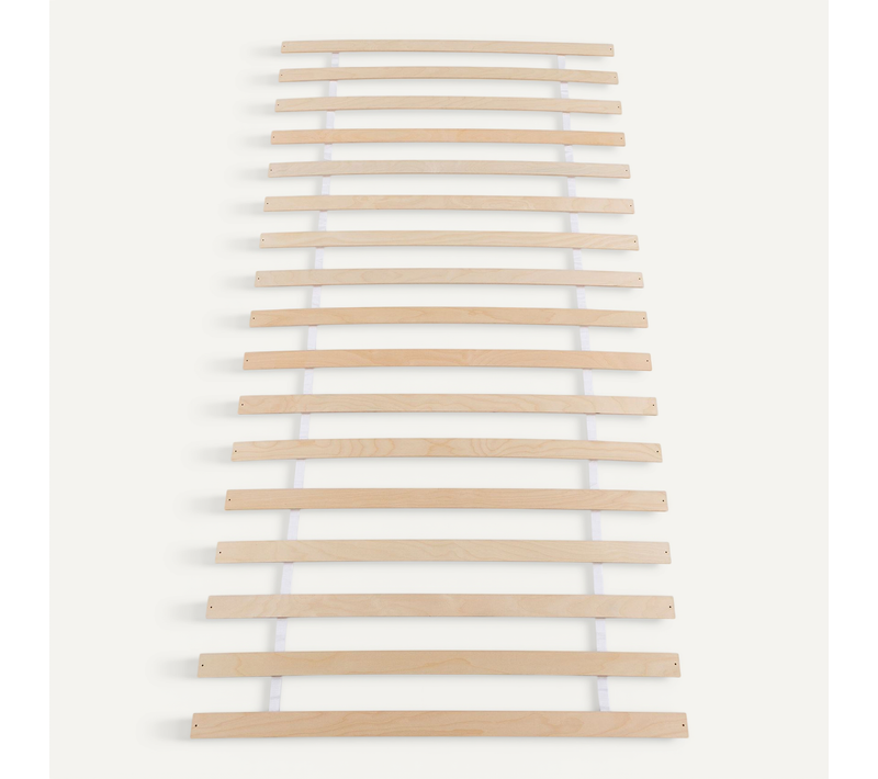 Sommier 100 X 190 Et 100 X 200 Cm Pasia En Bois 17 Lattes Sans Cadre
