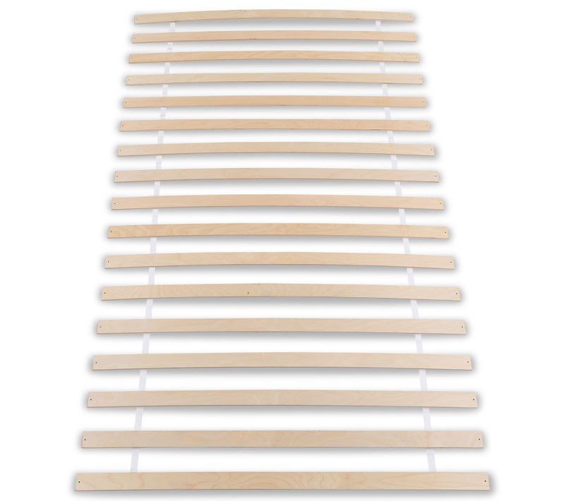 Sommier 120 X 190 Et 120 X 200 Cm Pasia En Bois 17 Lattes Sans Cadre