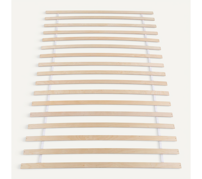 Sommier 140 X 190 Et 140 X 200 Cm Pasia En Bois 17 Lattes Sans Cadre