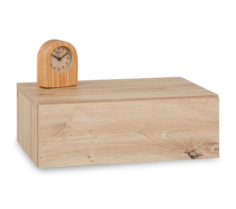 Chevet Suspendu Oceane, En Bois - Coloris Chêne Artisan