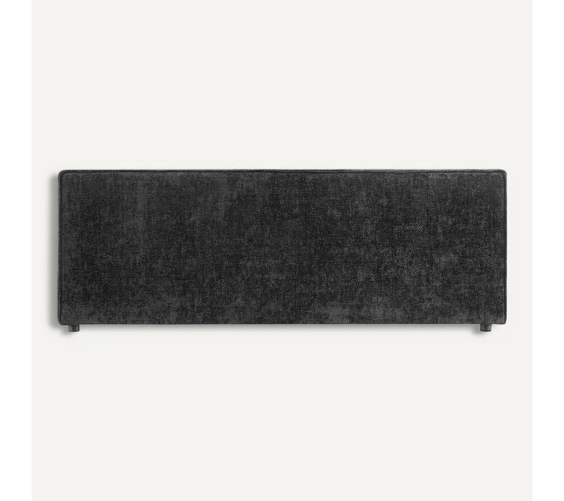 Tête De Lit Elowa 160 Sur Pieds, En Tissu - Noir