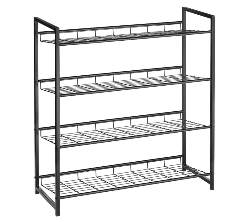 Étagère à Chaussure Quatre Niveaux En Métal