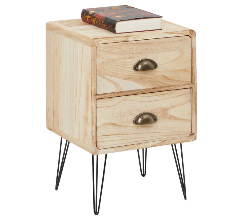 Table De Chevet Malia, 2 Tiroirs