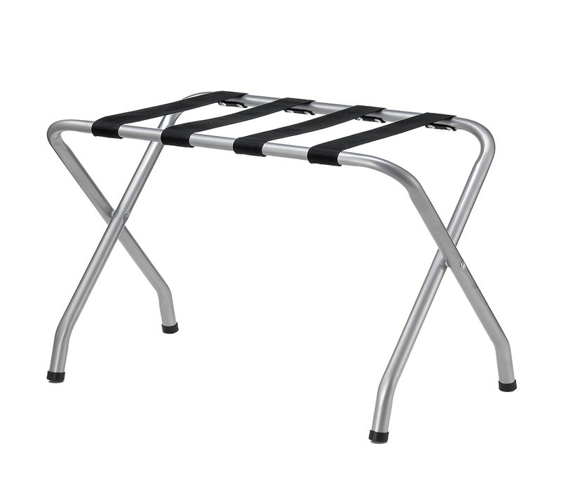 Porte-valise Luggage, Structure Pliable En Métal Gris