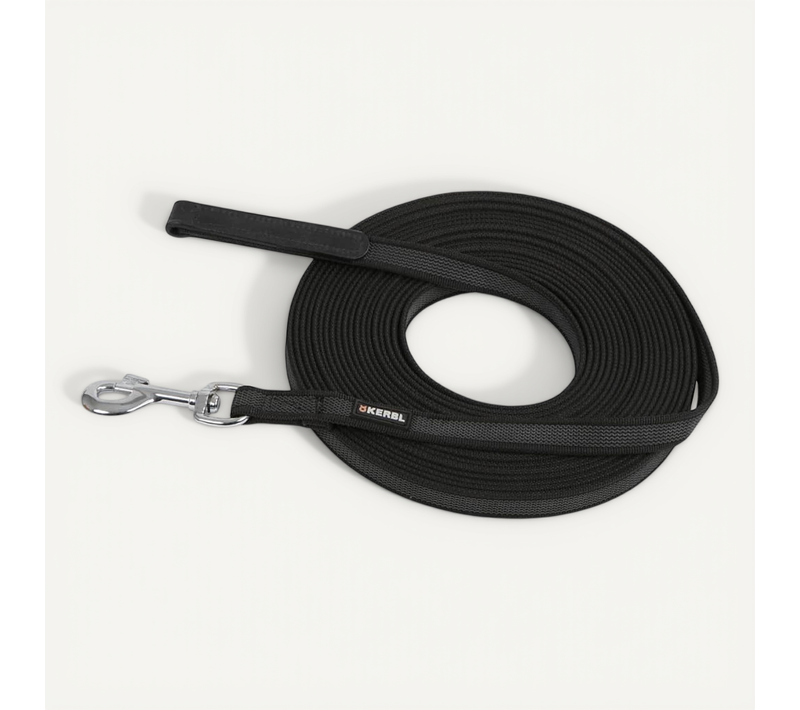 Laisse Pour Chiens 10 M Caoutchouc Noir 81045